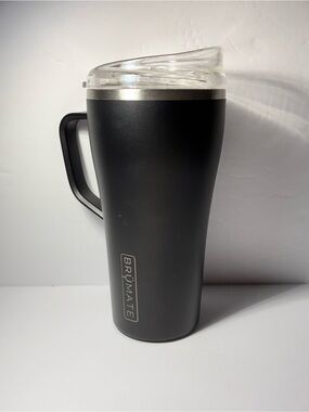 BRuMate Toddy 22 oz Matte Black Insulated Travel Mug Handle Lid Coffee Cup